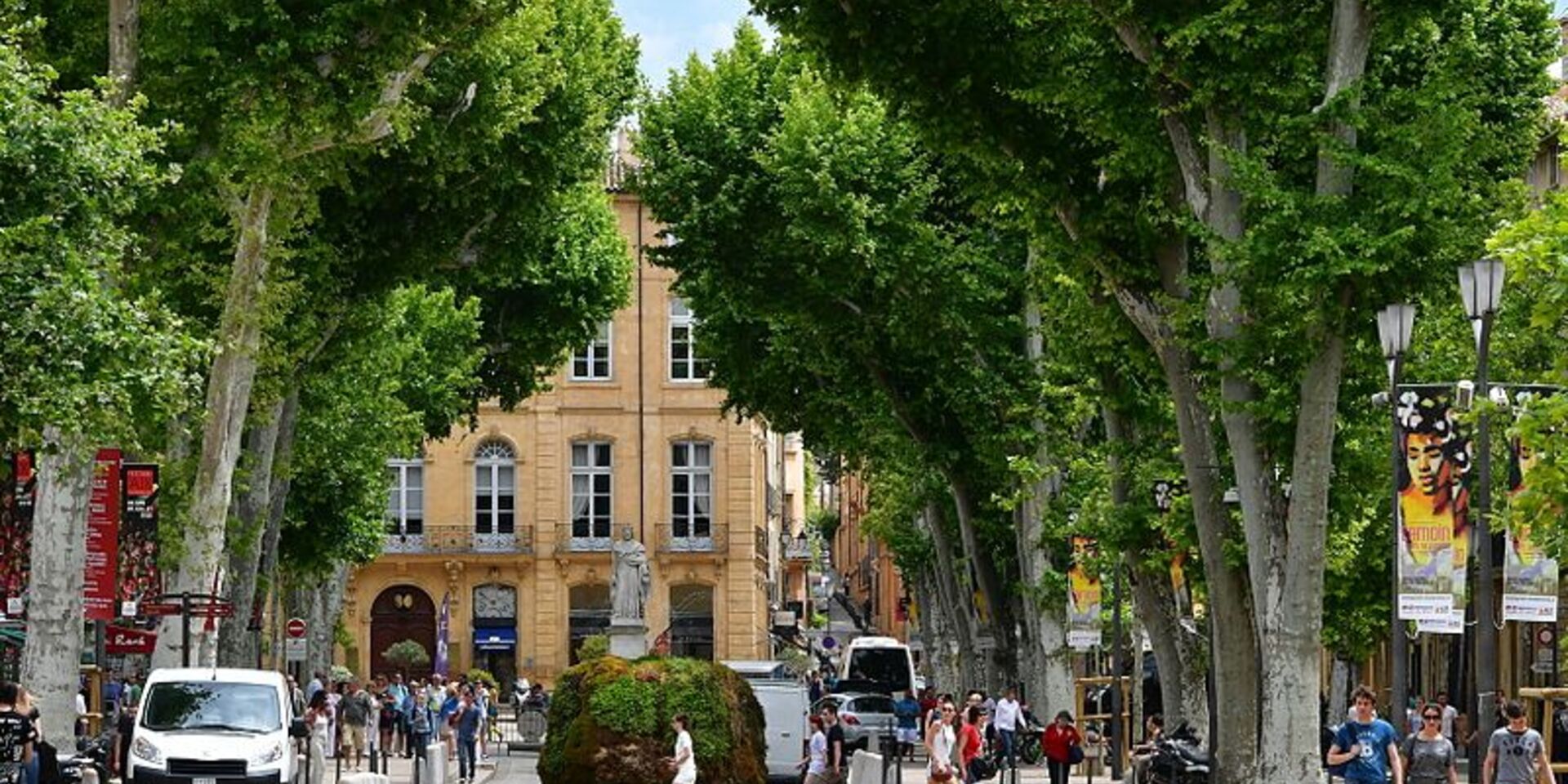 Visite Aix en Provence Cour Mirabeau