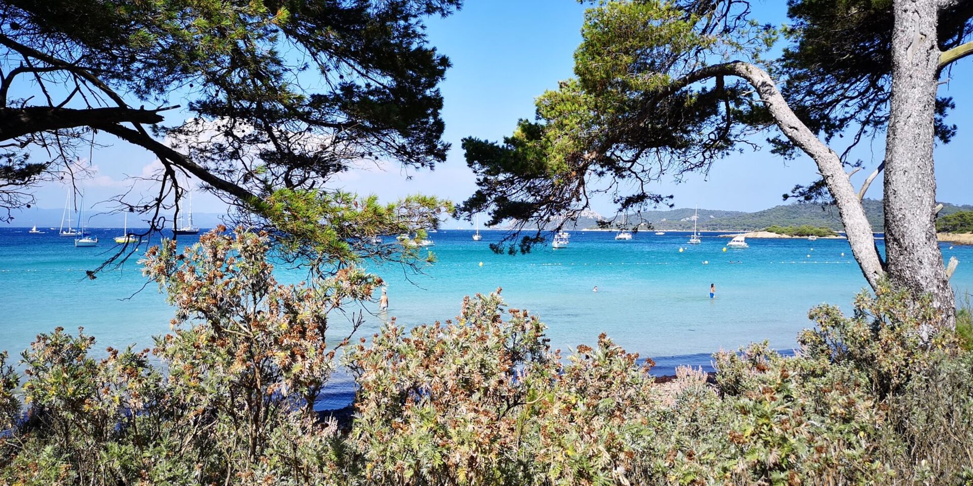 Plage de Notre Dame à Porquerolles