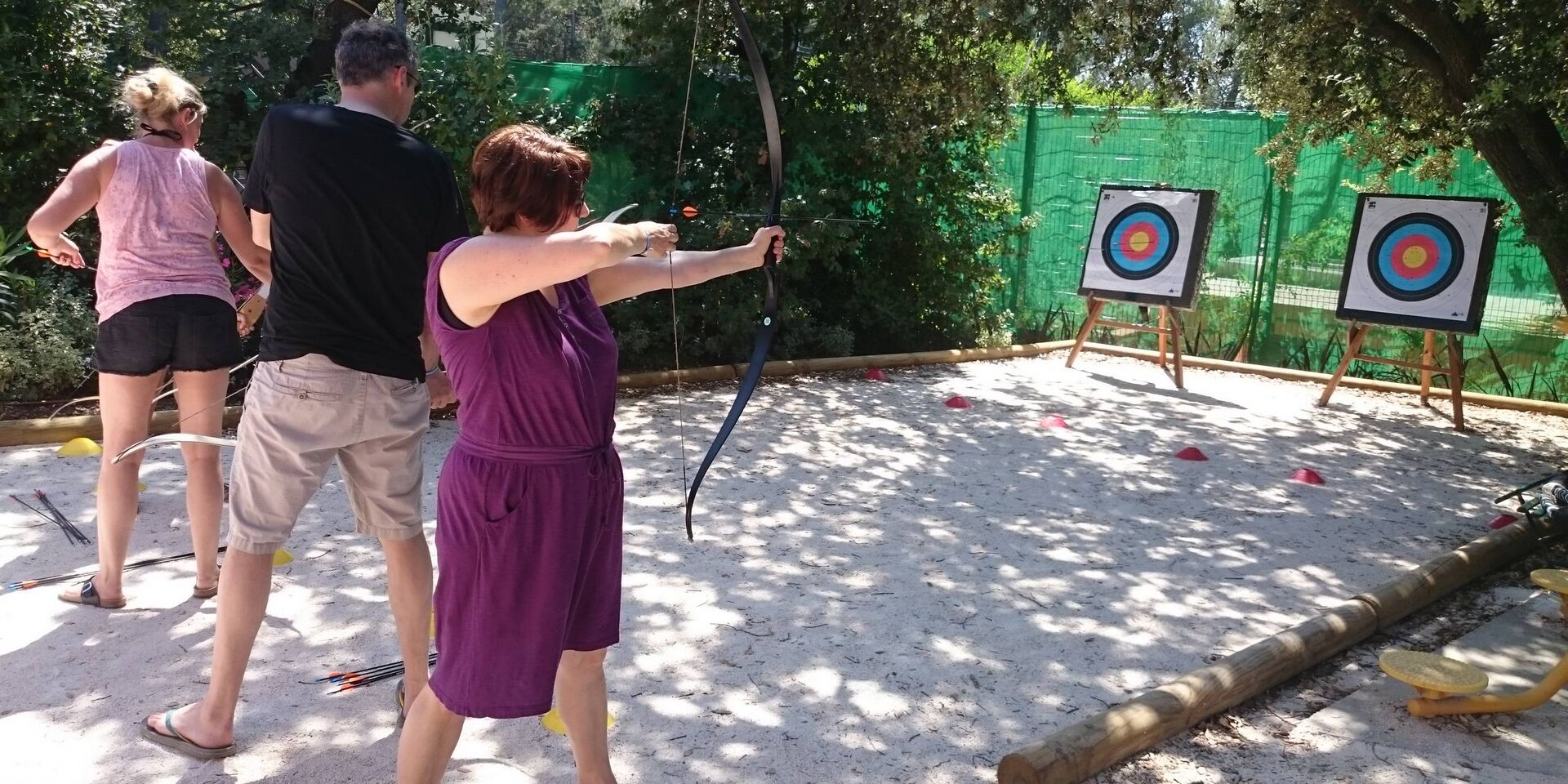 Camping Var Animations tir à l'arc Sport Famille Vacances