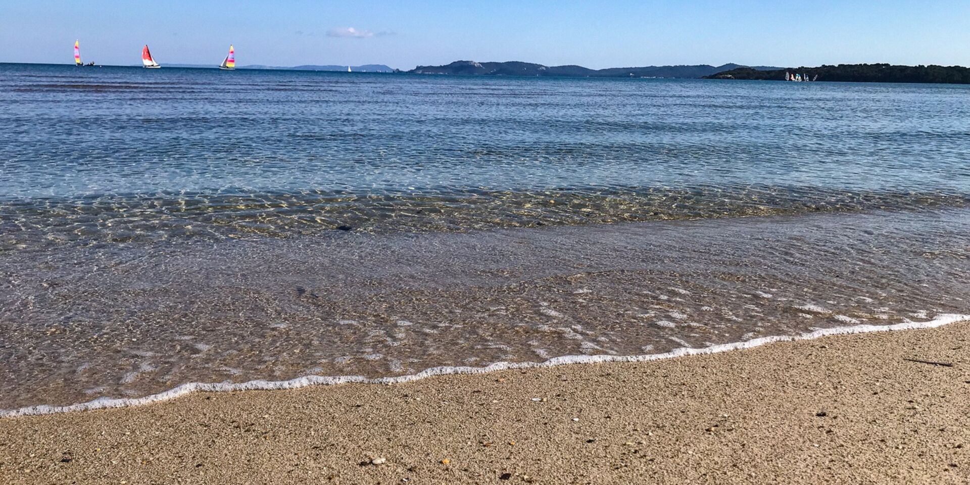 Plage abritée à Hyères