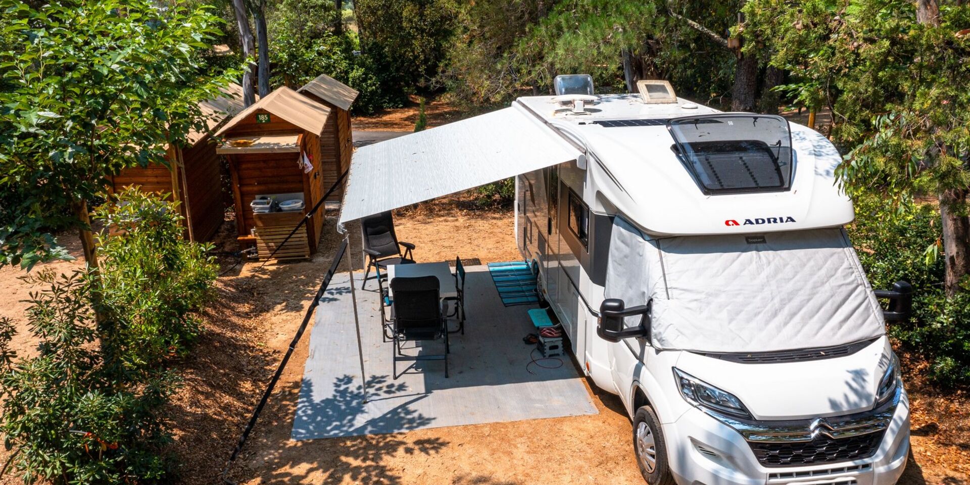 Vue d'un Emplacement Camping Var