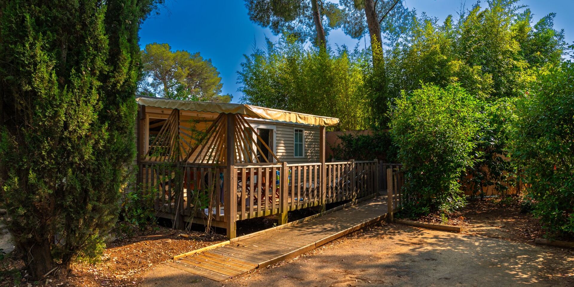 Camping accessible personne en situation de handicap Provence